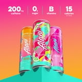 Alani Nu Sugar Free Energy Drink, Variety Pack, Pink Slush, Orange Kiss, Cherry Twist, 12 fl oz, 12 Pack, Cans, 200mg Caffeine thumbnail 4