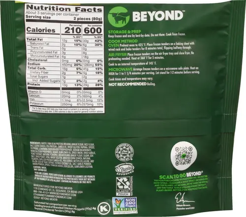 Beyond Meat Beyond Chicken Plant-Based Tenders, 22 oz. thumbnail 2