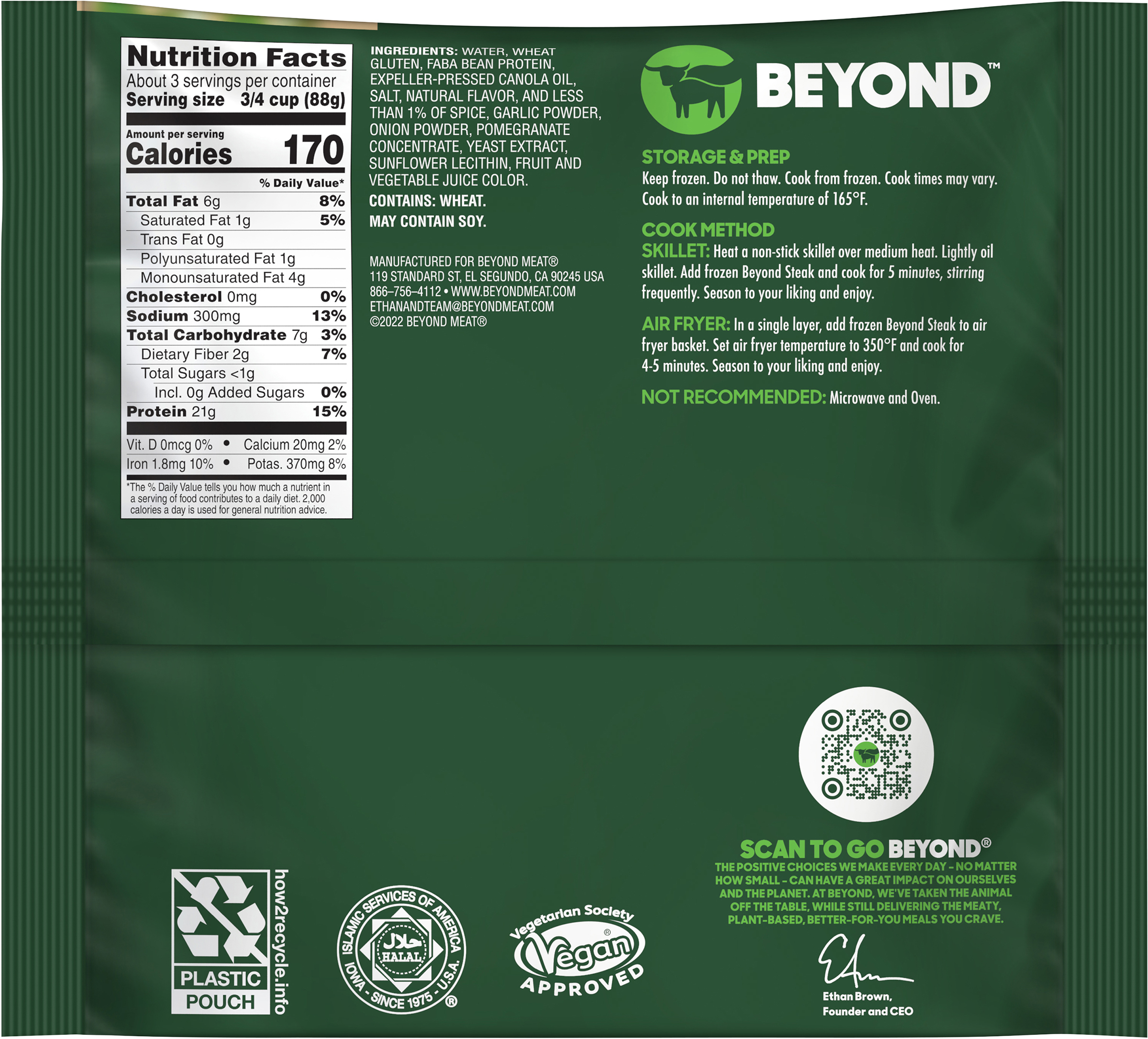 Beyond Meat Beyond Steak Plant-Based Seared Tips 10 oz thumbnail 3