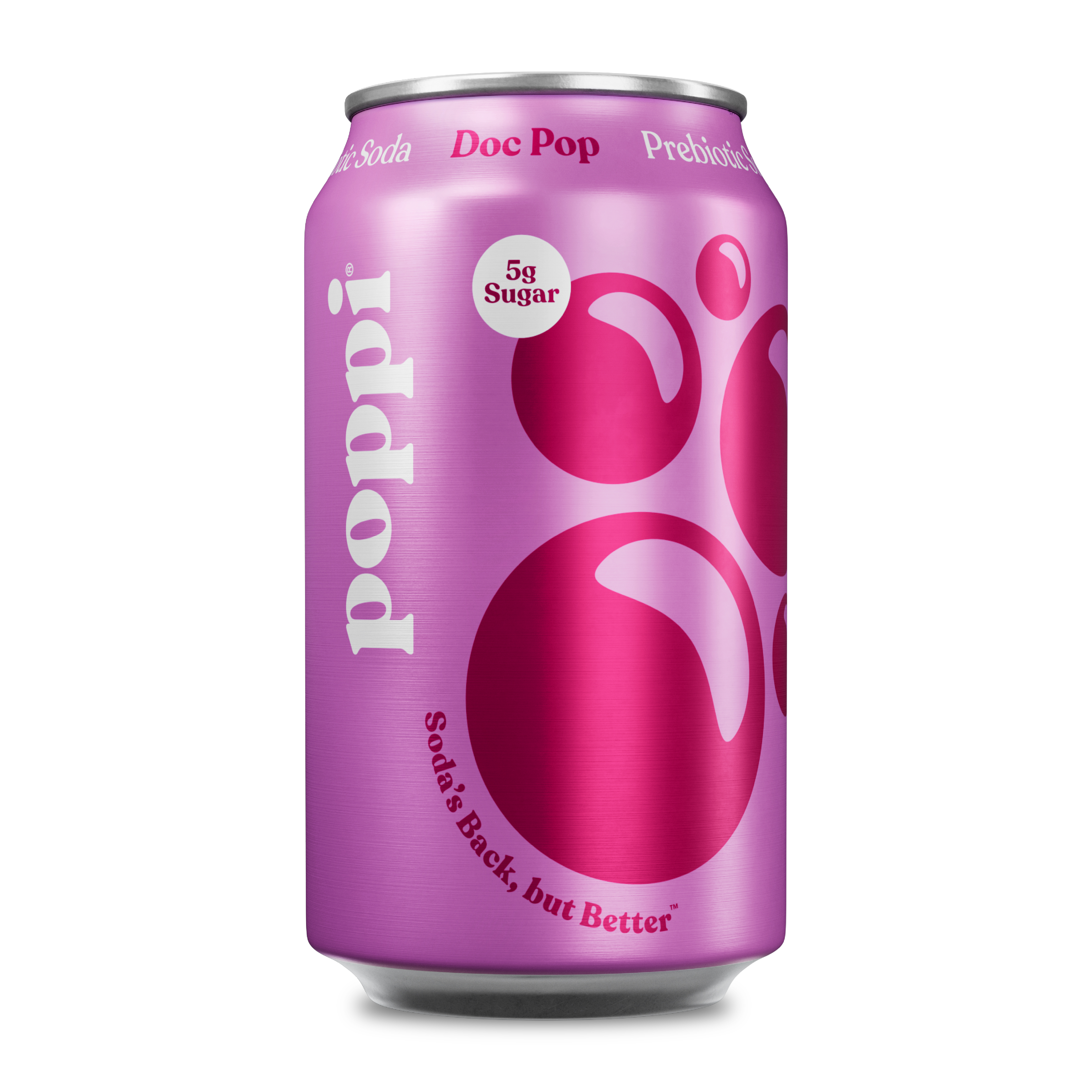 Poppi Doc Pop Prebiotic Soda, 12 oz, 1 Pack Can