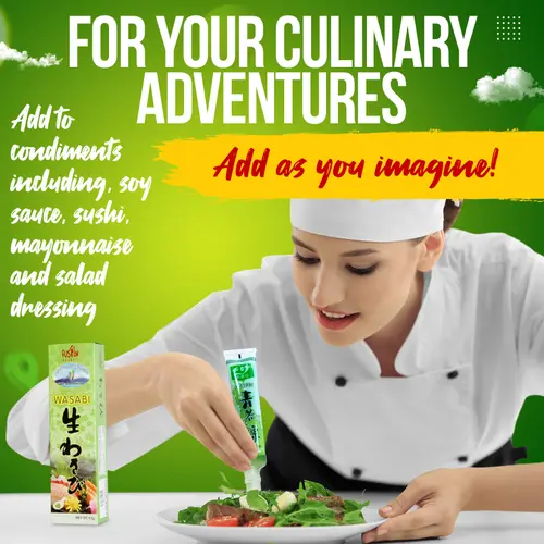 Fusion Select 2 Packs Real Authentic Japanese Wasabi Prepared in Tube for Sushi, Sashimi, Poke Bowl, Japanese Food thumbnail 2