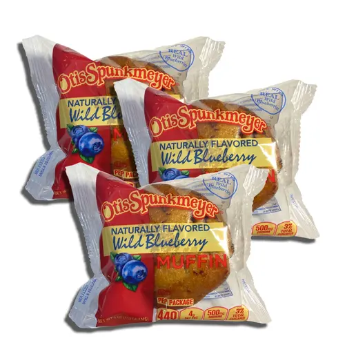 Otis Spunkmeyer Otis Spunkmeyer Individually Wrapped Wild Blueberry Muffins| 4 Oz, 12 Pack thumbnail 4
