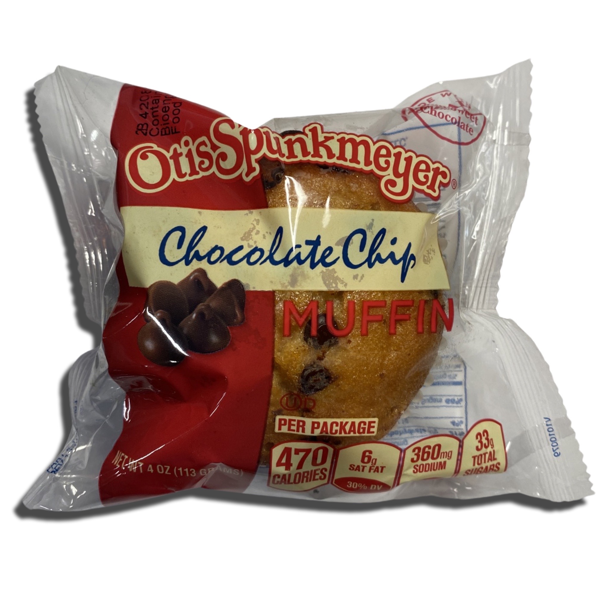 Individually Wrapped Chocolate Chip Muffins by Otis Spunkmeyer | 4 Ounce | Pack of 12 thumbnail 2