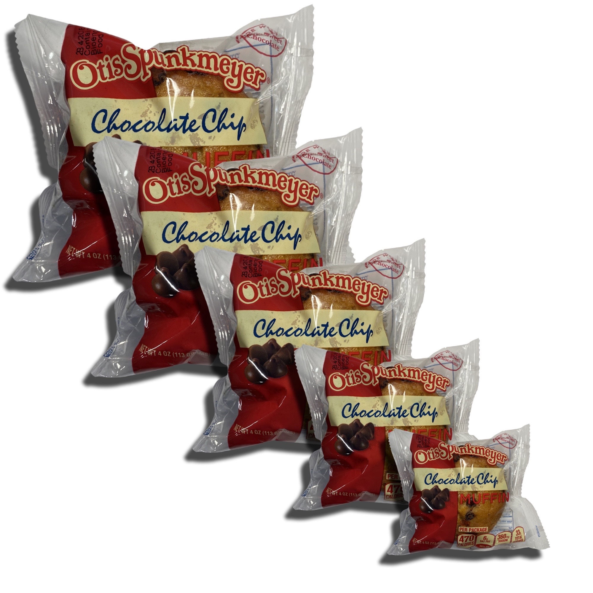 Individually Wrapped Chocolate Chip Muffins by Otis Spunkmeyer | 4 Ounce | Pack of 12 thumbnail 3