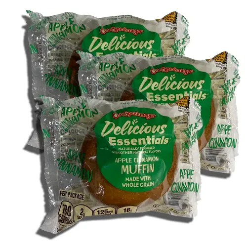 Delicious Essentials Apple Cinnamon Muffins Individually Wrapped   Baked by Otis Spunkmeyer | Value Pack of 12 thumbnail 4