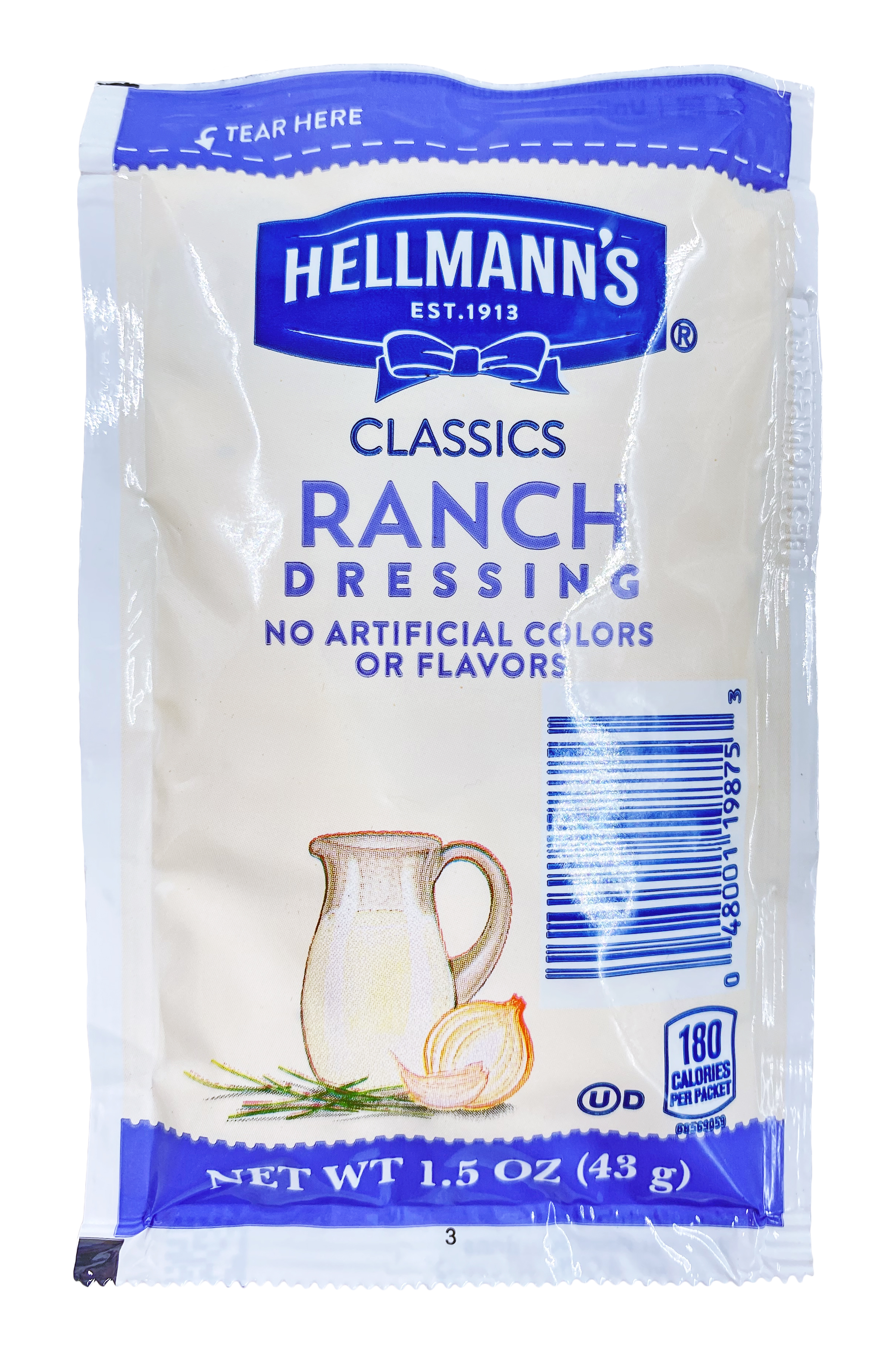 Hellmann's Classic Ranch Dressing 1.5 oz. Packet | No Artificial Color or Flavor | 12 pack thumbnail 4