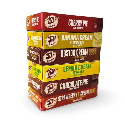 JJ's Bakery Glazed Pie Cream Flavored Variety Pack   4 Ounce Individually Boxed | Pack of 12 thumbnail 4