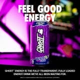 GHOSTÂ® ENERGY Zero Sugars Energy Drink, Welch's Grape, 200mg Natural Caffeine, 16 fl oz Can thumbnail 2