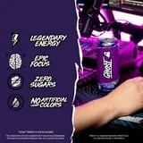 GHOSTÂ® ENERGY Zero Sugars Energy Drink, Welch's Grape, 200mg Natural Caffeine, 16 fl oz Can thumbnail 4