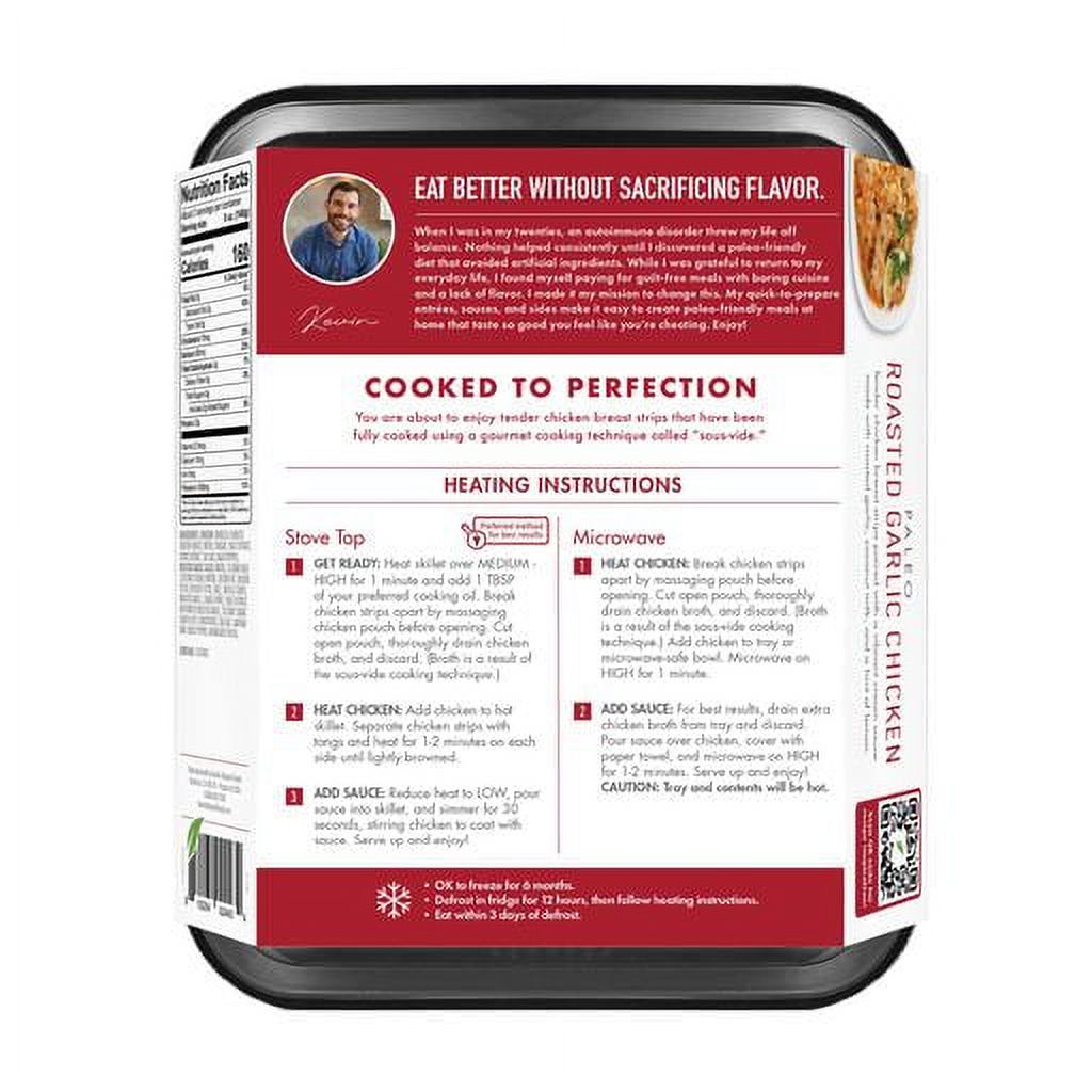 Kevin's Natural Foods Roasted Garlic Chicken, Full Size Refrigerated Entree, 16 oz thumbnail 2