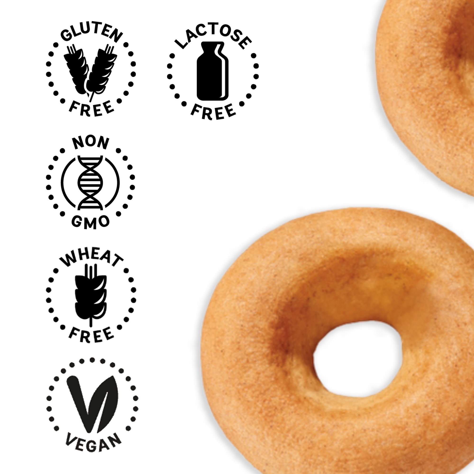 Schar Gluten Free classic and chewy Pre-Sliced Plain Bagels, 14.1 oz thumbnail 2