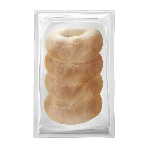 Schar Gluten Free classic and chewy Pre-Sliced Plain Bagels, 14.1 oz thumbnail 4