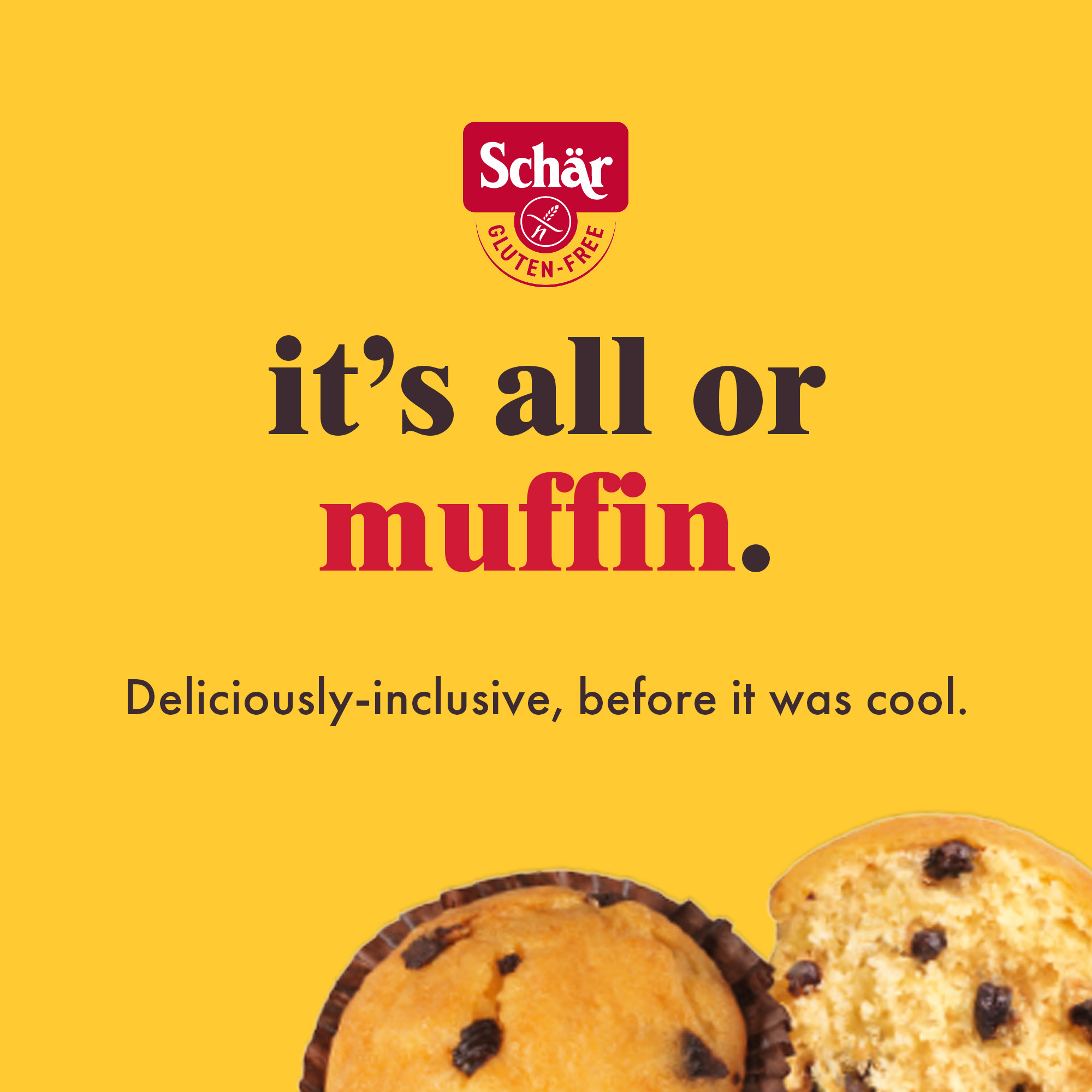 Schar Gluten-Free Chocolate Chip Muffins, Soft Texture, 7.9 oz (5 Count) thumbnail 4