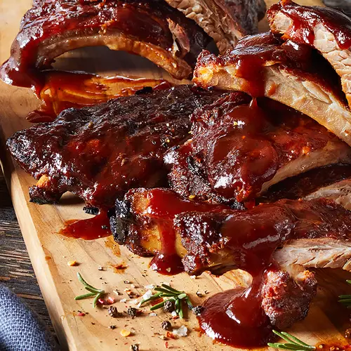 Jack Daniel's Tennessee Honey Baby Back Ribs, Fully Cooked, Ready to Heat, 1.5 lb (Refrigerated) thumbnail 2
