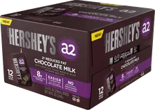 HERSHEYâ€™S a2 MilkÂ® Chocolate 2% Reduced Fat Milk Boxes, 8 oz, 12-Pack