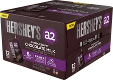 HERSHEYâ€™S a2 MilkÂ® Chocolate 2% Reduced Fat Milk Boxes, 8 oz, 12-Pack