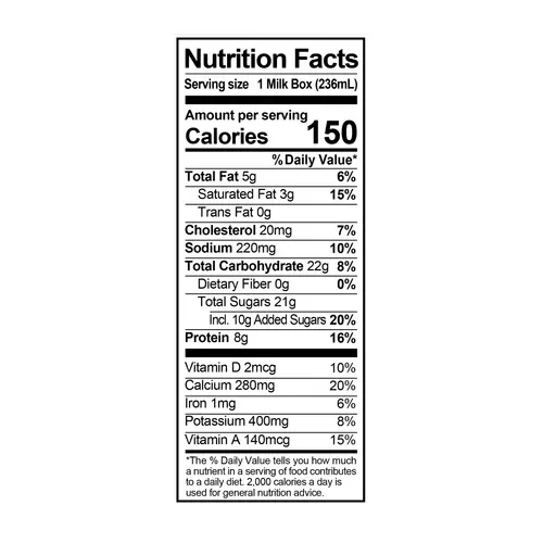 HERSHEYâ€™S a2 MilkÂ® Chocolate 2% Reduced Fat Milk Boxes, 8 oz, 12-Pack thumbnail 3