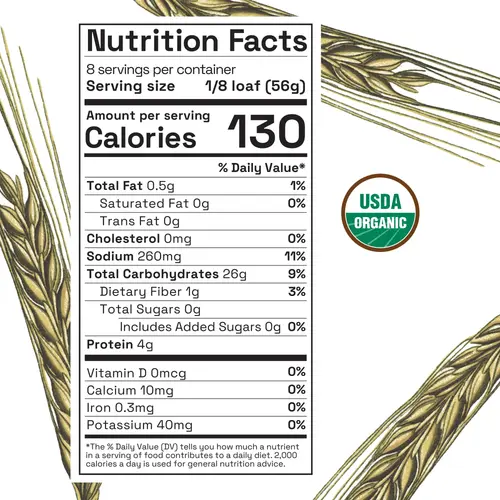 Essential Bake at Home Sourdough Bread, Certified Organic, Non-GMO, 16 oz thumbnail 2