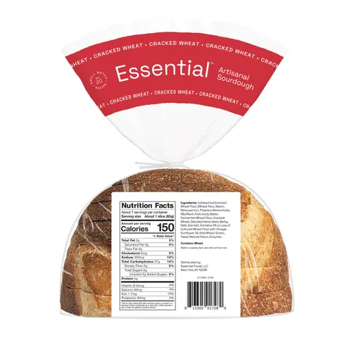 Essential Cracked Wheat Sourdough Sliced Bread, 16oz thumbnail 2
