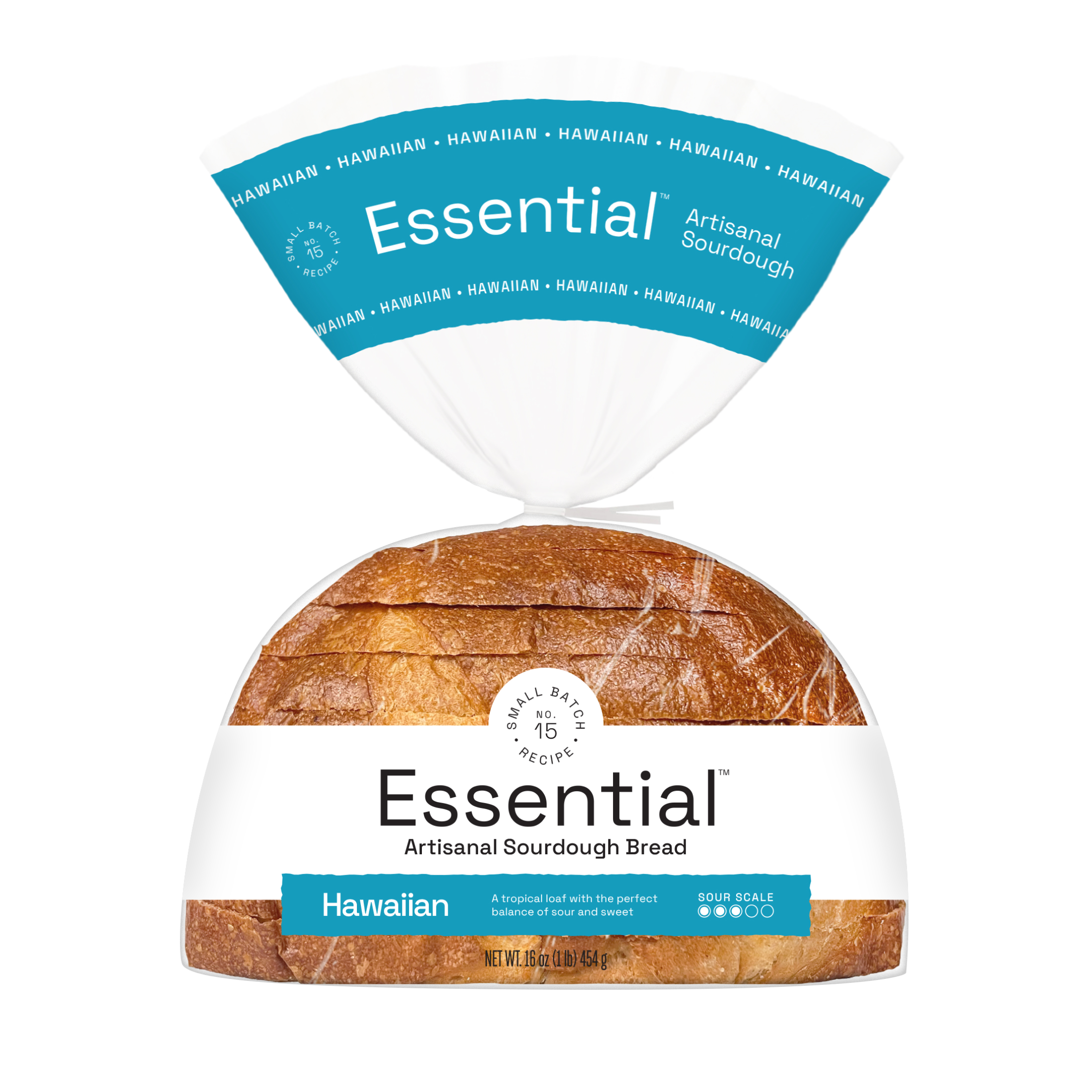 Essential Hawaiian Sliced Sourdough Loaf, Non-GMO, 16 oz.