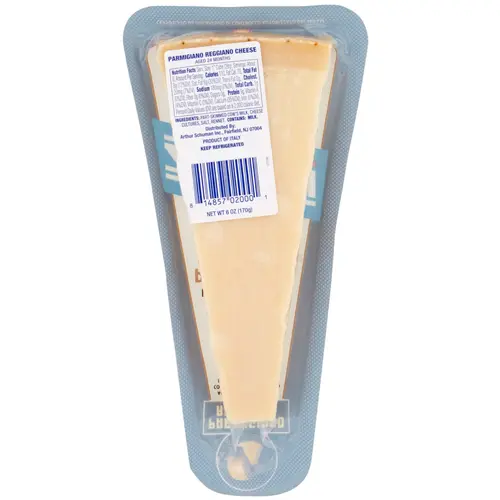Zanetti Imported Parmigiano Reggiano Plastic Vacuum Wrap Refrigerated Wedge, 6 oz thumbnail 3