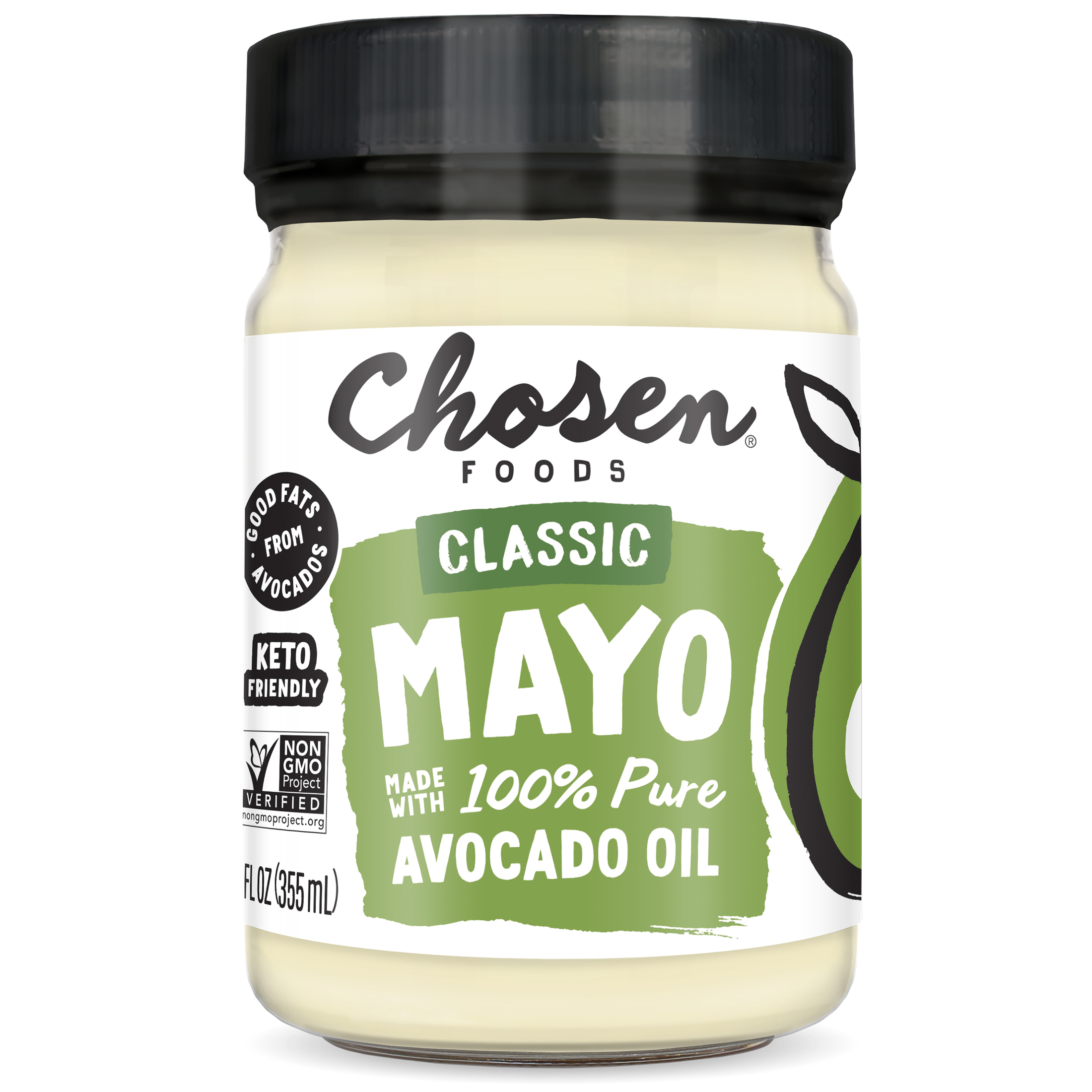 Chosen Foods 100% Pure Avocado Oil Classic Mayo 12 oz thumbnail 2