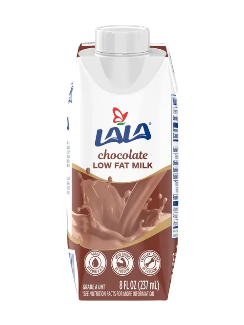 LALA Low Fat Shelf-Stable Milk Drink, Chocolate, 8.25 oz Carton Container (6 Ct) thumbnail 3