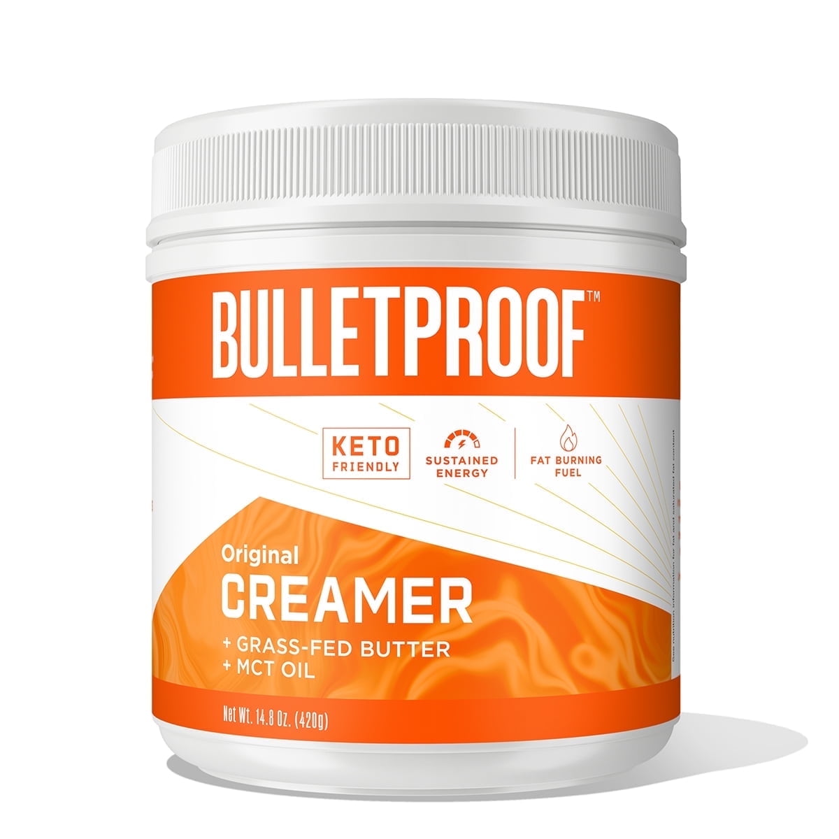 Bulletproof Original Creamer, 14.8 Ounces, Keto Coffee Creamer with MCT Oil and Grass-Fed Butter, Supports Brain Function, Zero 