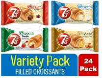 7Days Soft Croissant, Variety Pack, 2.65oz (Pack of 24)