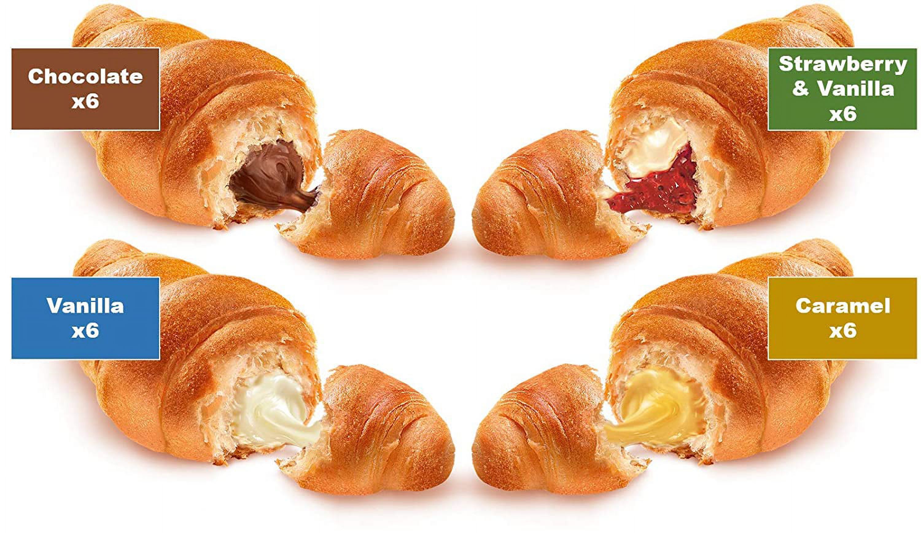 7Days Soft Croissant, Variety Pack, 2.65oz (Pack of 24) thumbnail 2