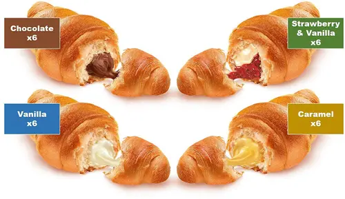 7Days Soft Croissant, Variety Pack, 2.65oz (Pack of 24) thumbnail 2