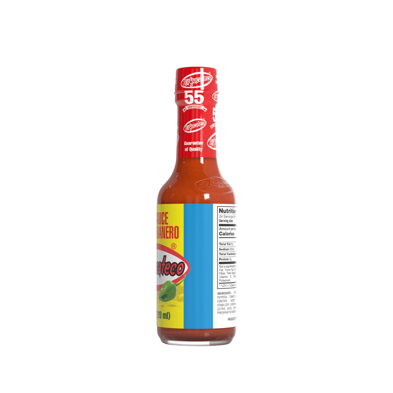 El Yucateco Habanero Red Hot Sauce, 4 fl oz, Allergens Not Contained thumbnail 4
