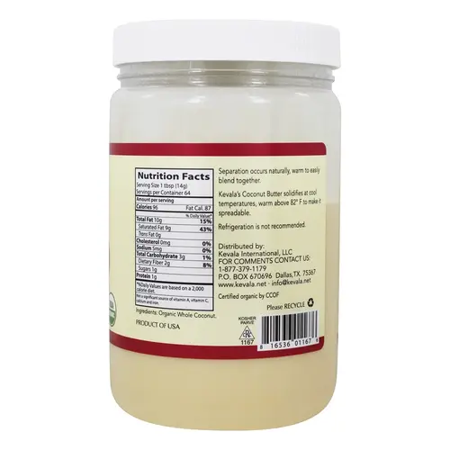 Kevala - Organic Coconut Butter - 2 lbs. thumbnail 2
