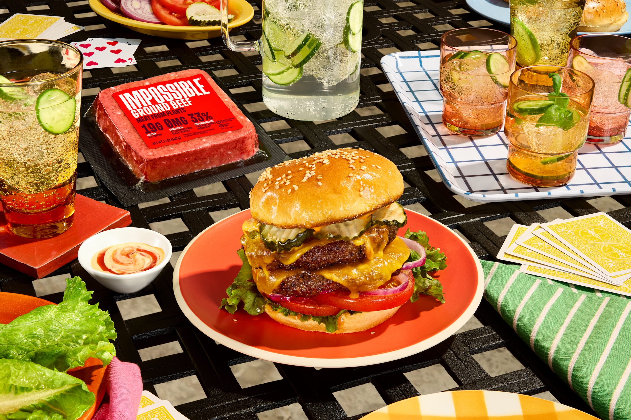 Impossible Foods Ground Beef Meat from Plants, 12 oz Brick (Refrigerated) thumbnail 3