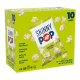 SkinnyPop Gluten-Free Original Popcorn, 0.5 oz Snack-Size Bags, 10 Count