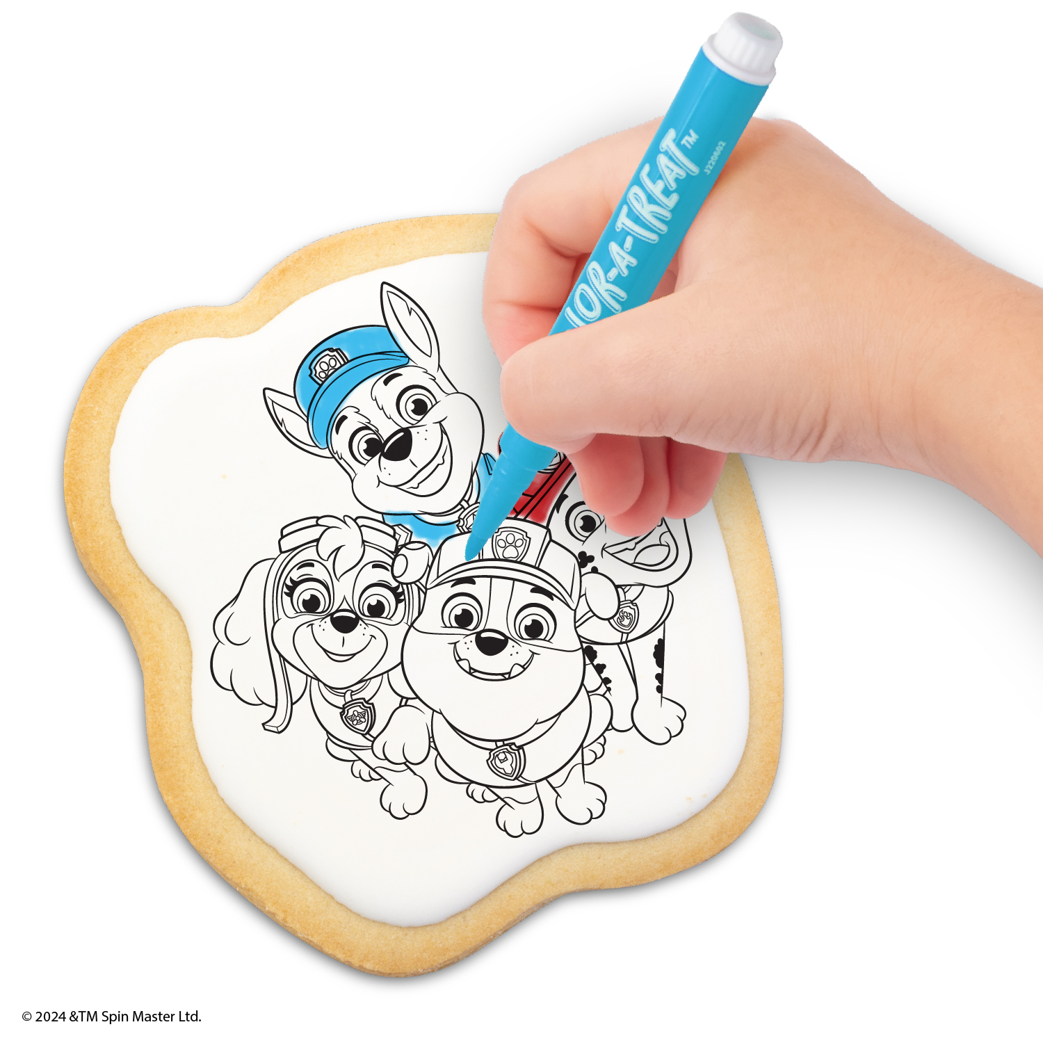 Nickelodeon PAW Patrol Cookie Coloring Kit by Color-a-Treat, 12oz, Includes 6 Sugar Cookies and 4 Food Coloring Markers thumbnail 3