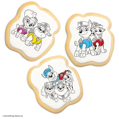 Nickelodeon PAW Patrol Cookie Coloring Kit by Color-a-Treat, 12oz, Includes 6 Sugar Cookies and 4 Food Coloring Markers thumbnail 4