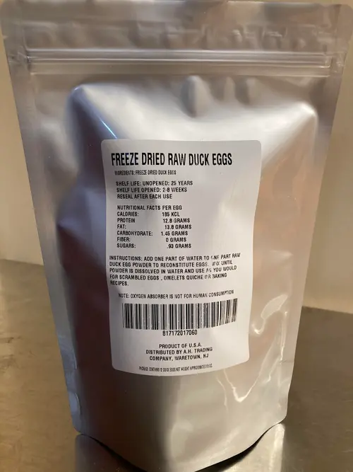 12 Freeze Dried Duck Eggs approximately 8 oz thumbnail 4