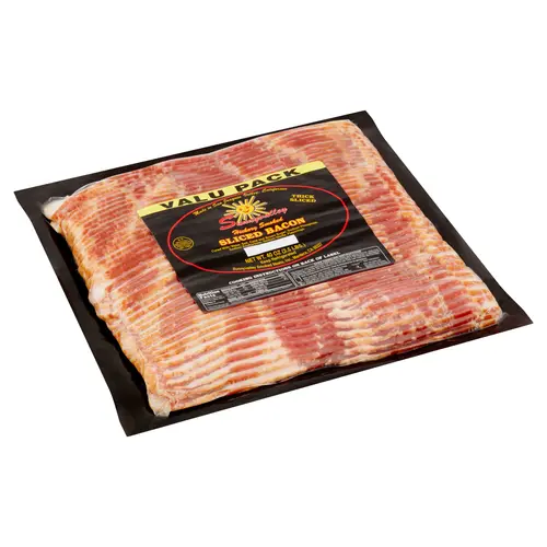 Sunnyvalley Fresh Hickory Smoked Pork Bacon, 40 oz, Vacuum Sealed in Plastic, Ready to Cook thumbnail 2