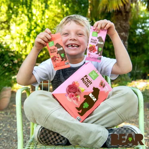 BEAR Fruit Rolls Variety Pack Straw/Rasp 8.4oz, 12 count thumbnail 4