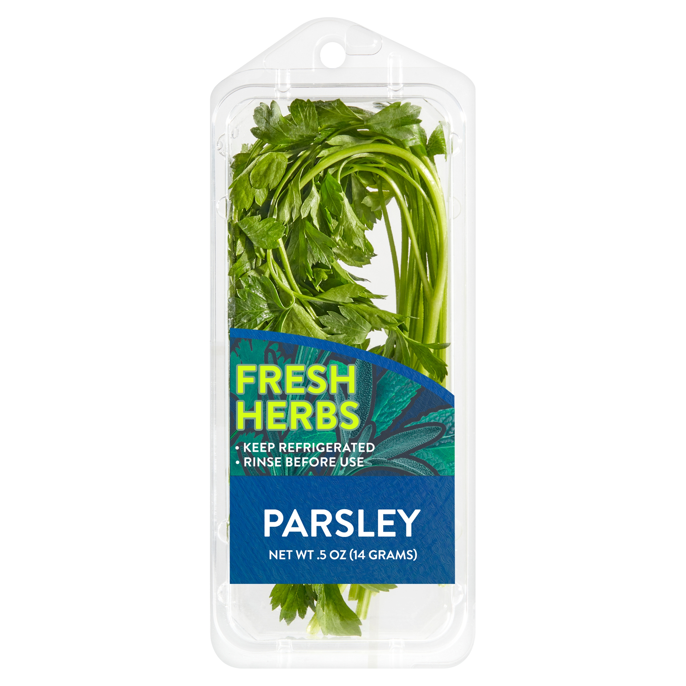 Fresh Parsley, 0.5 oz Clamshell