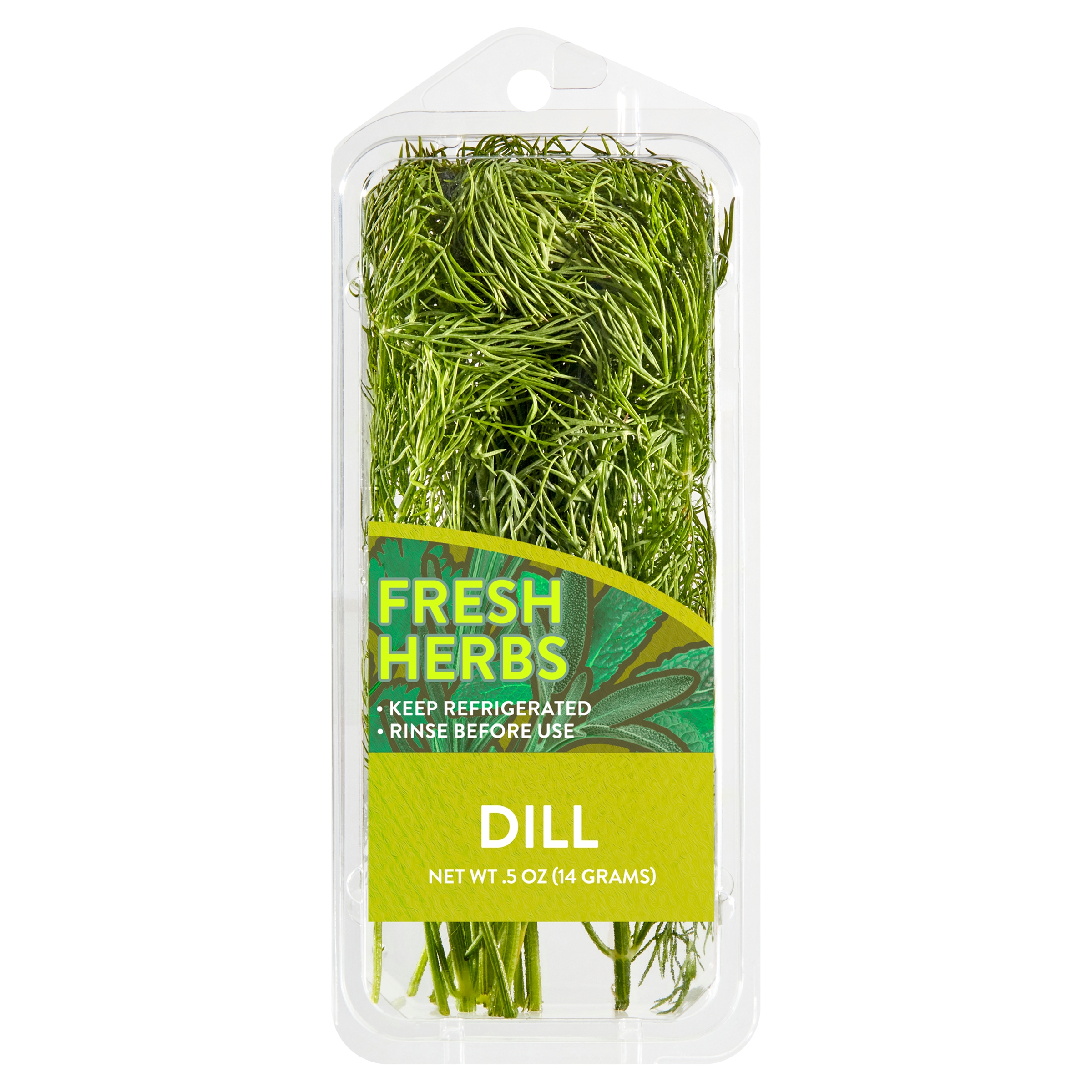 Fresh Dill, 0.5 oz Clamshell