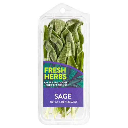 Fresh Sage, 0.5 oz Clamshell