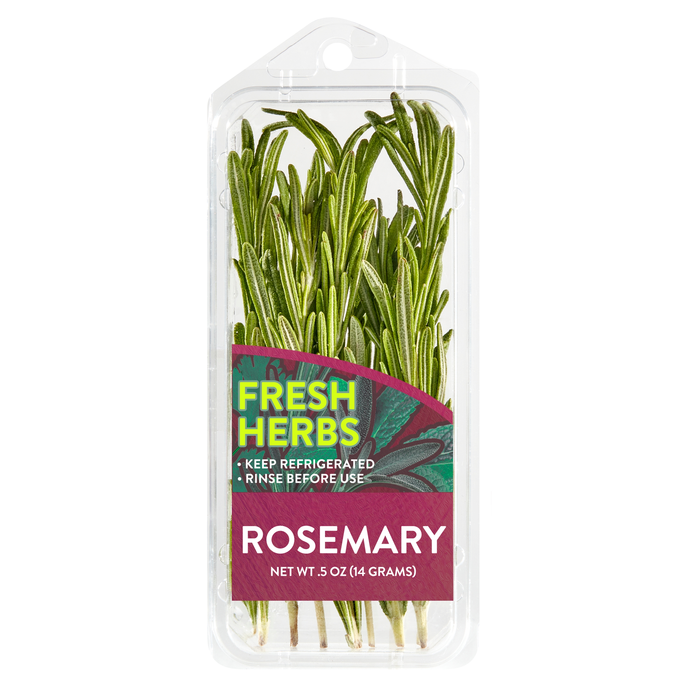 Fresh Rosemary, 0.5 oz Clamshell