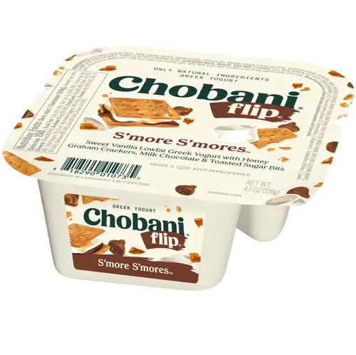 Chobani Flip Low-Fat Greek Yogurt, S'more S'mores 4.5 oz Cup thumbnail 4