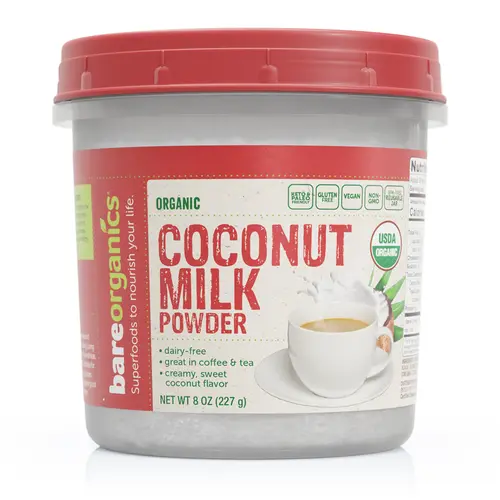 BareOrganics Organic Coconut Milk Powder, 8 Oz