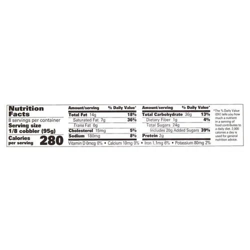 Patti LaBelle's Good Life Peach Cobbler, 31oz, Shelf-Stable, Flaky, Baked thumbnail 4