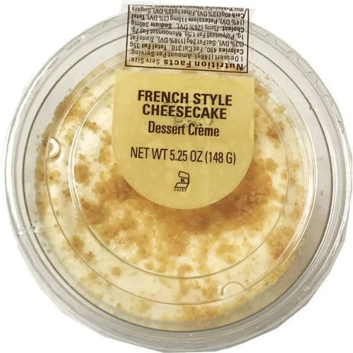 Marketside French Style Cheesecake Single Serve Dessert CrÃ¨me, 5.25oz