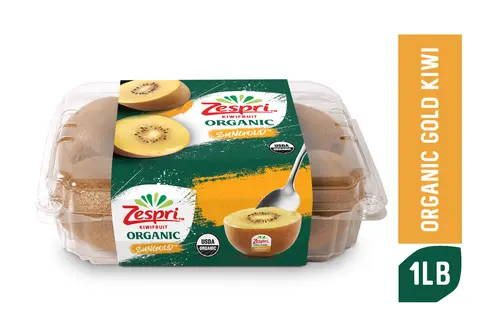 Fresh Gold Kiwi Organic 1lb Clamshell