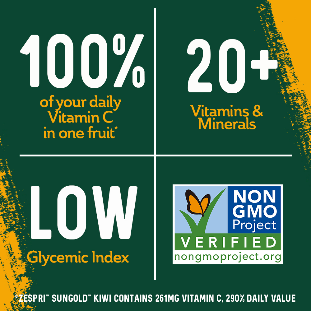 Fresh Gold Kiwi Organic 1lb Clamshell thumbnail 4